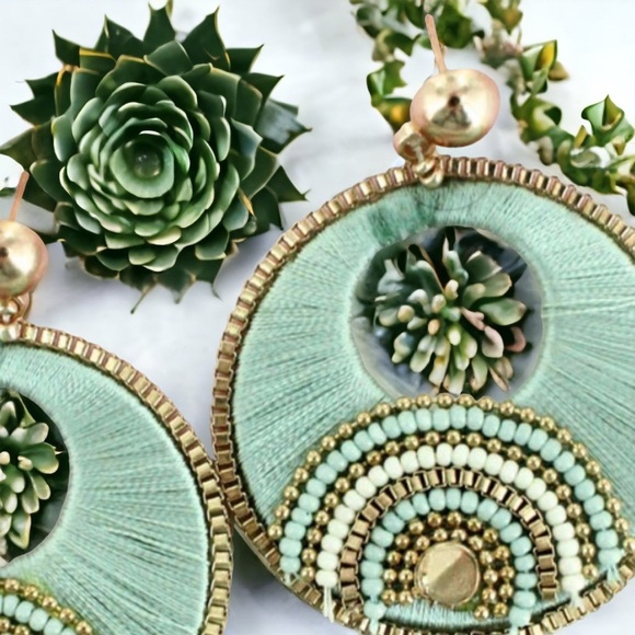 NWT MINT VIENNA EARRINGS - Picture 3 of 4